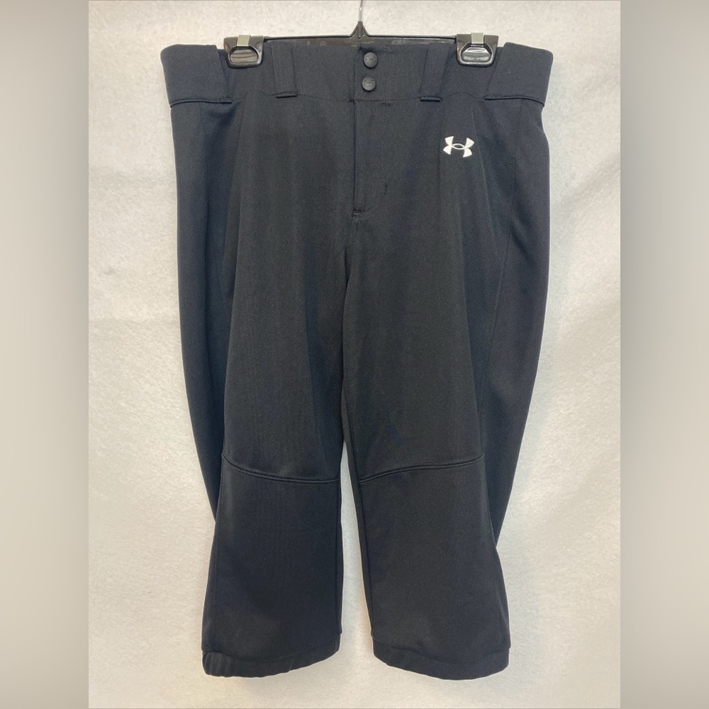 Under Armour Women's Softball Loose fit Crop Pants - Black - Size L